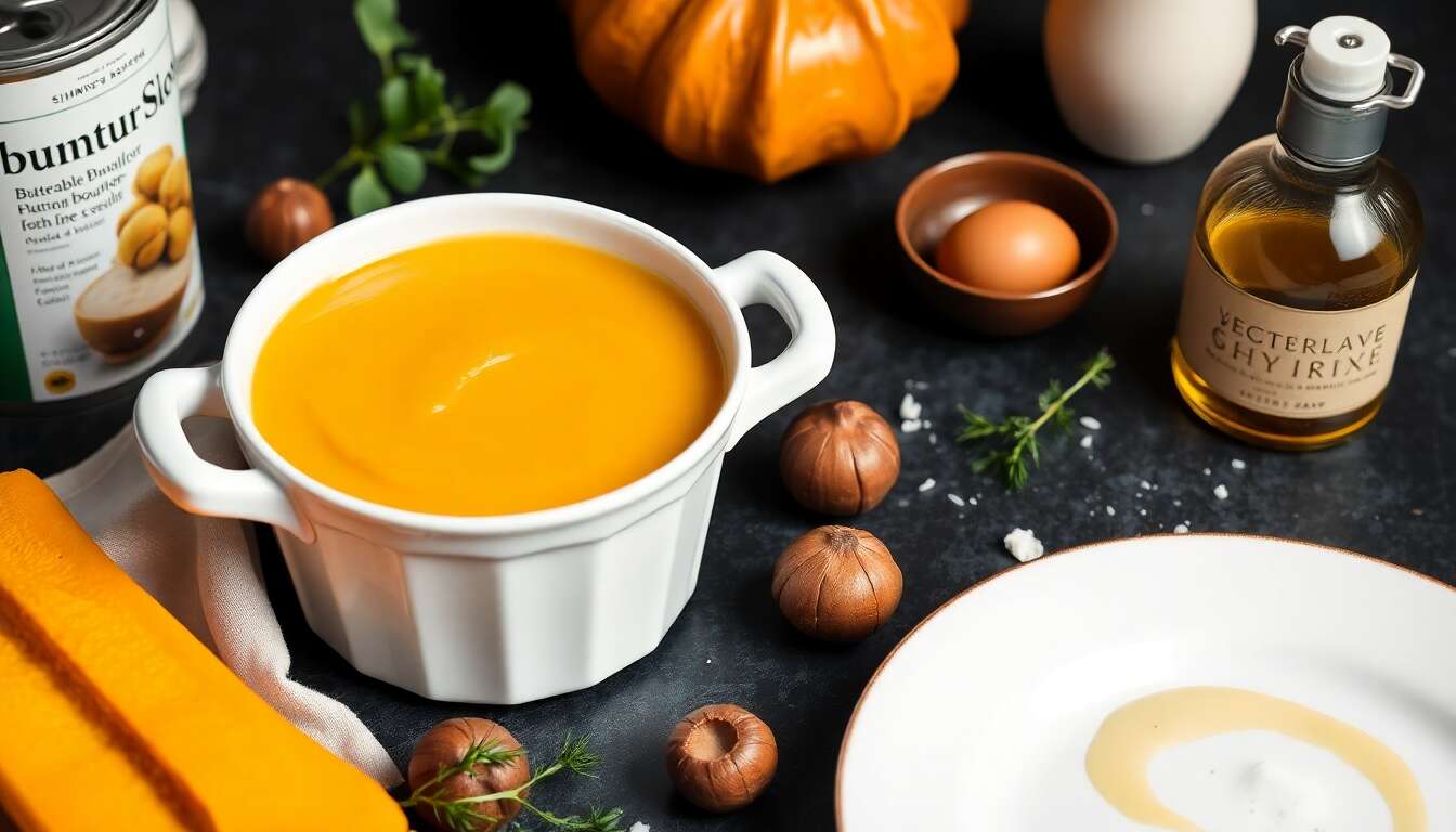 Velouté de butternut aux châtaignes : recette minceur savoureuse