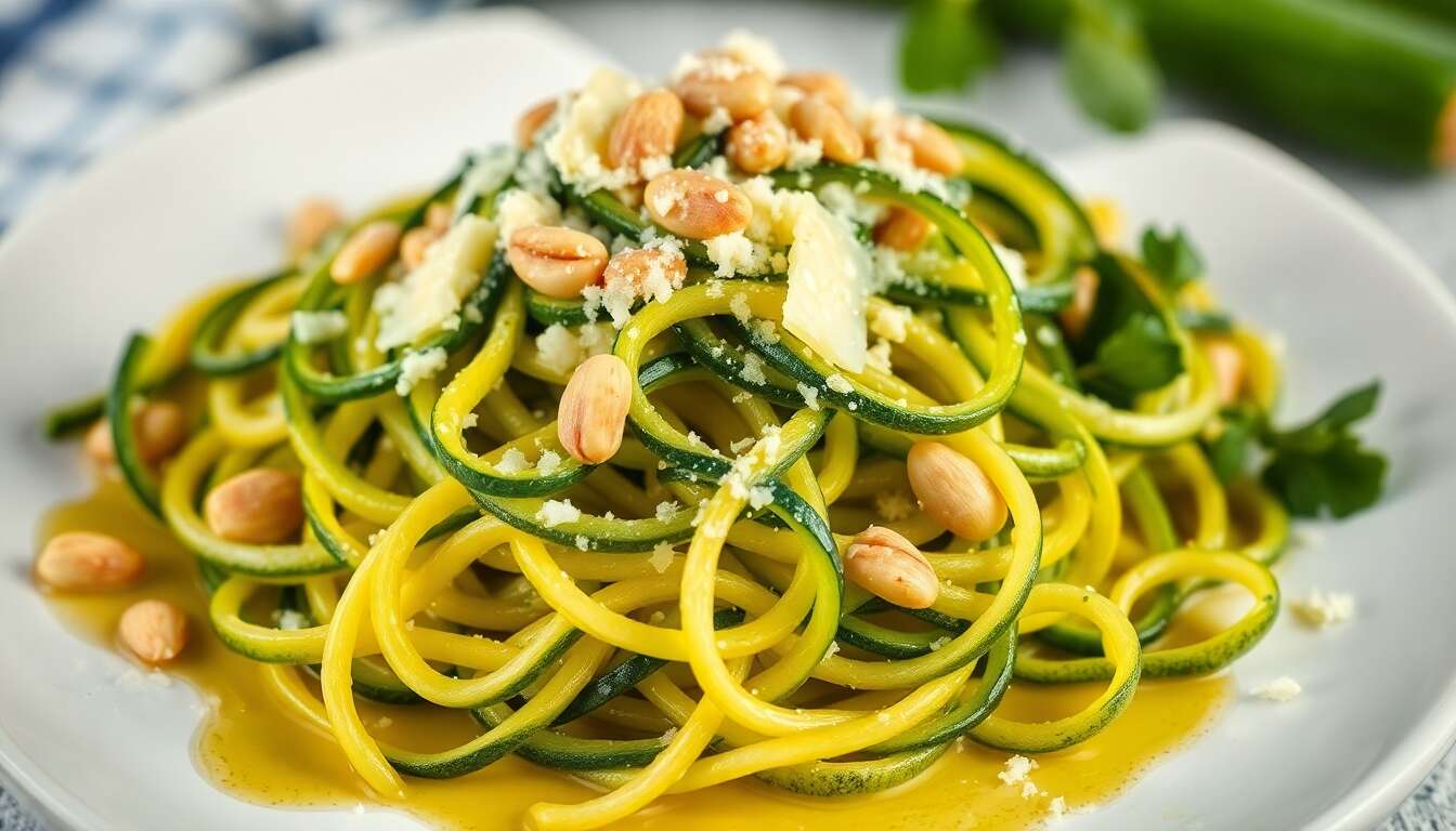 Tagliatelles de courgettes : recette minceur facile et savoureuse
