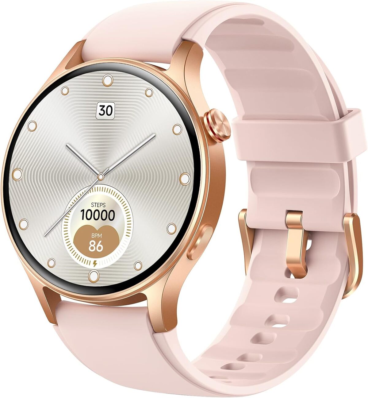 Test montre connectée femme AMOLED : appels et 110+ modes sport