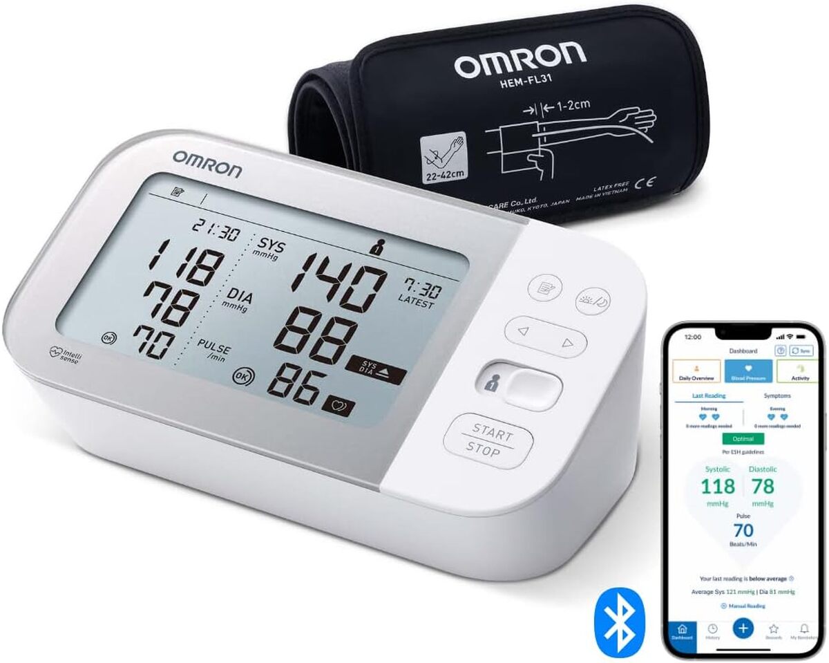 Test du tensiomètre OMRON X7 Smart : connectivité Bluetooth et détection AFib