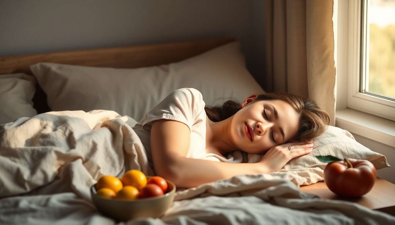 Impact d'une bonne alimentation sur la qualité du sommeil