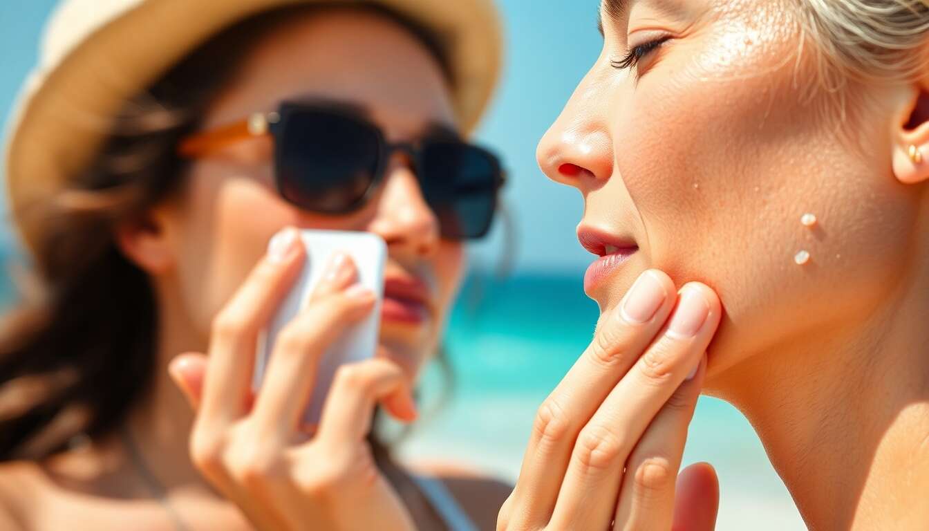 Réparer les dommages causés par le soleil sur la peau