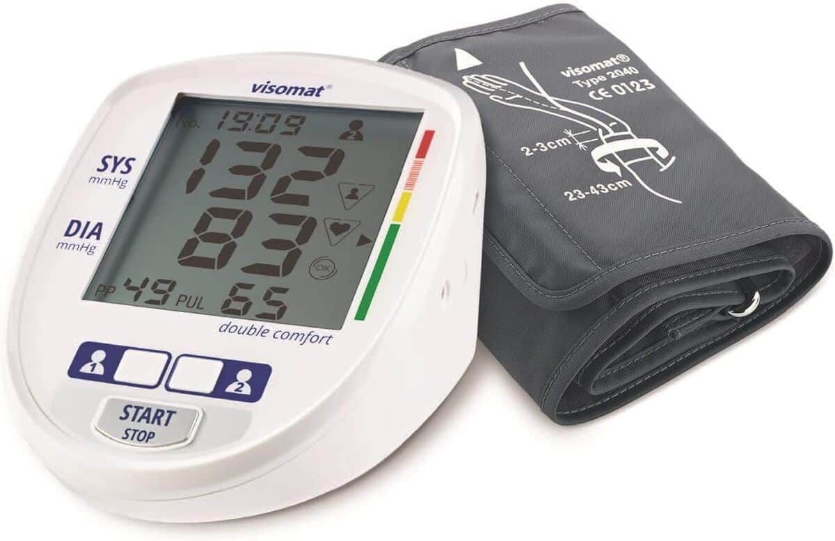 Test du tensiomètre de bras Visomat 24050 double comfort