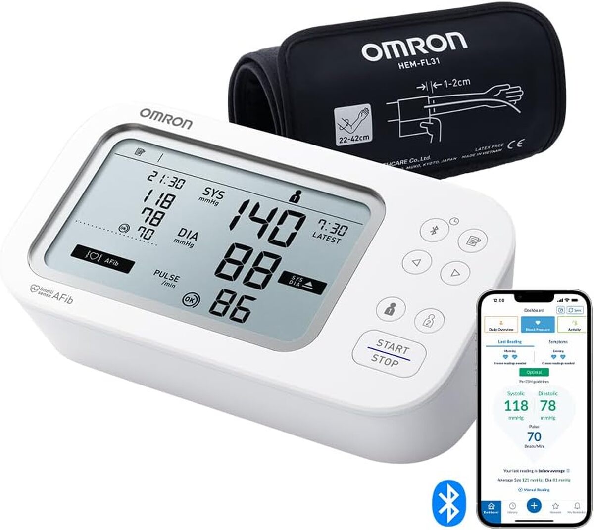 Test du tensiomètre OMRON X7 Smart : précis et connecté