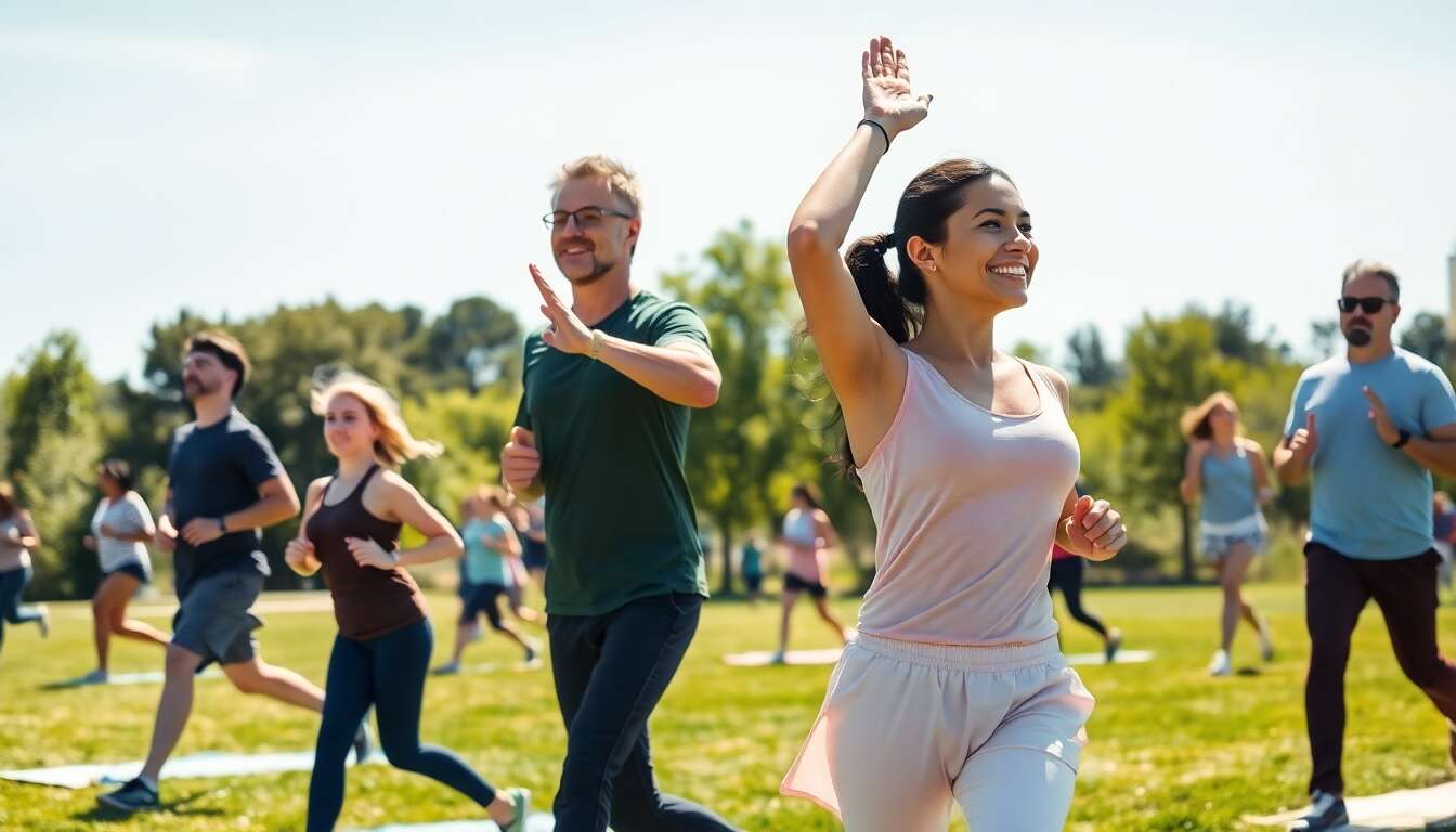 Exercices physiques favorisant une bonne humeur