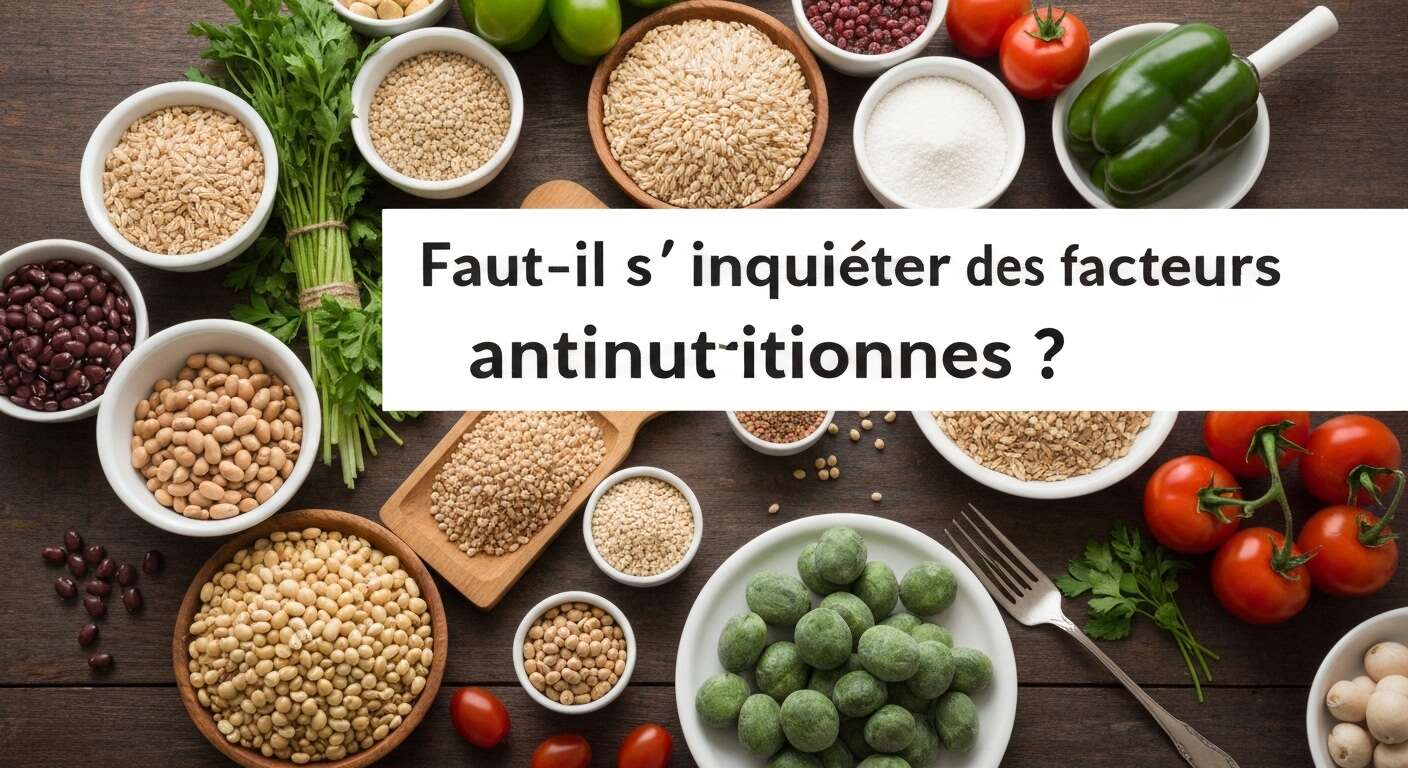 Faut-il s'inquiéter des facteurs antinutritionnels ?