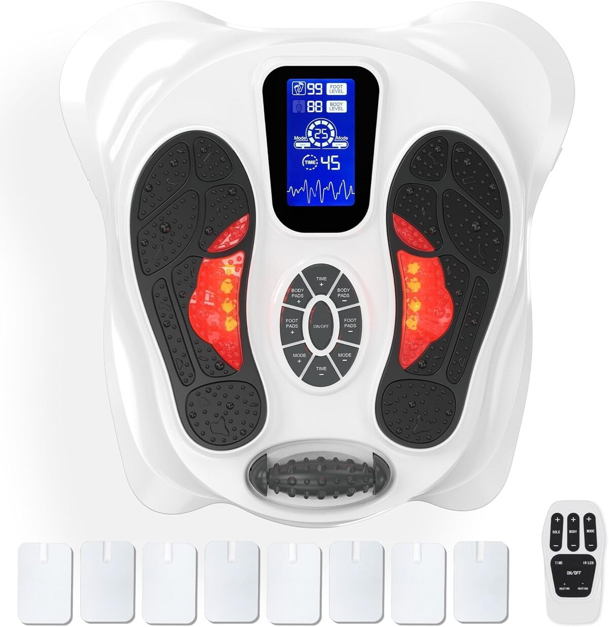 Test du stimulateur circulatoire EMS + TENS : 25 modes pour soulager vos pieds