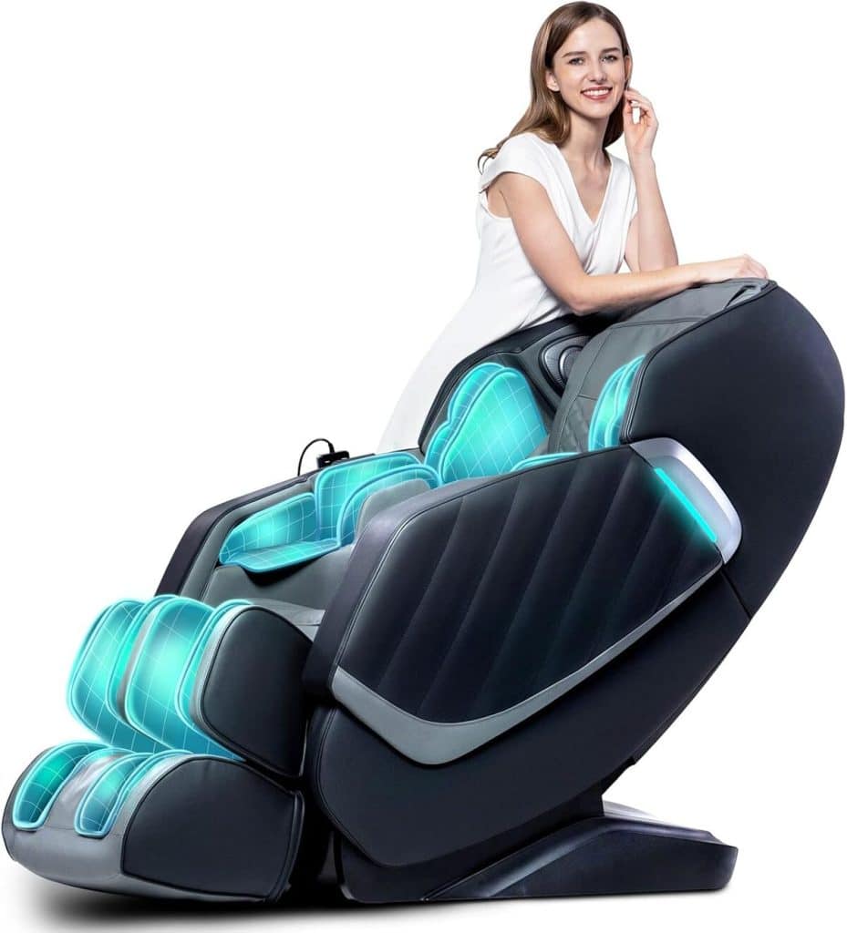 Test fauteuil de massage HealthRelife : relaxation zero gravity avec technologie 3D
