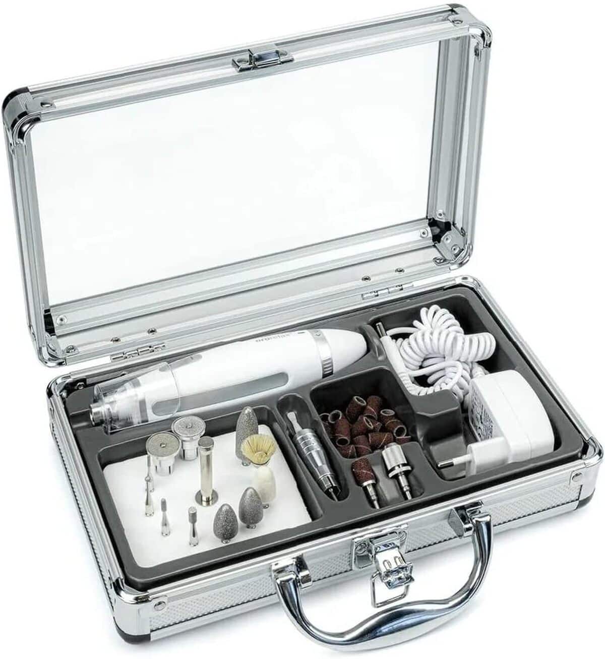 Test : prorelax kit manucure pédicure DELUXE avec LED et 15 accessoires