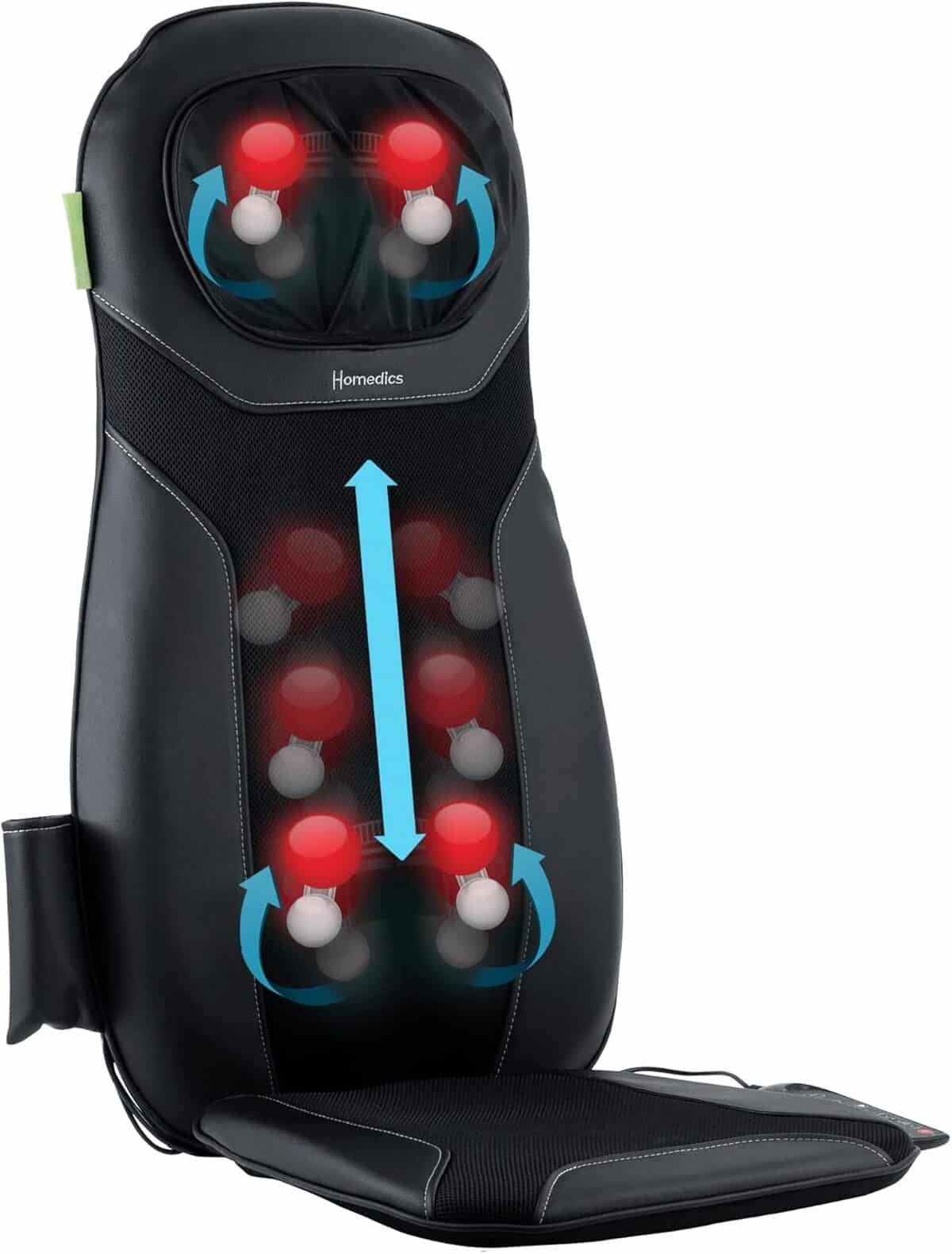 Test : siège massant chauffant Homedics Shiatsu