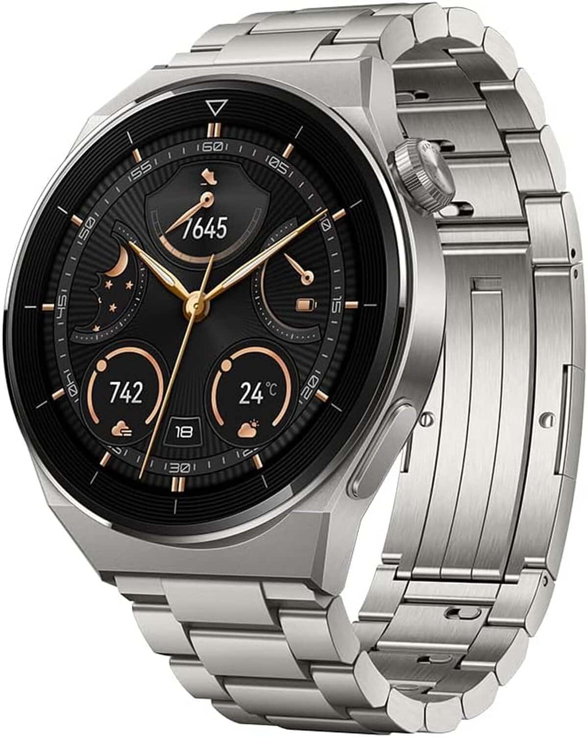 Test de la Huawei Watch GT3 Pro Elite 46mm : bracelet titane