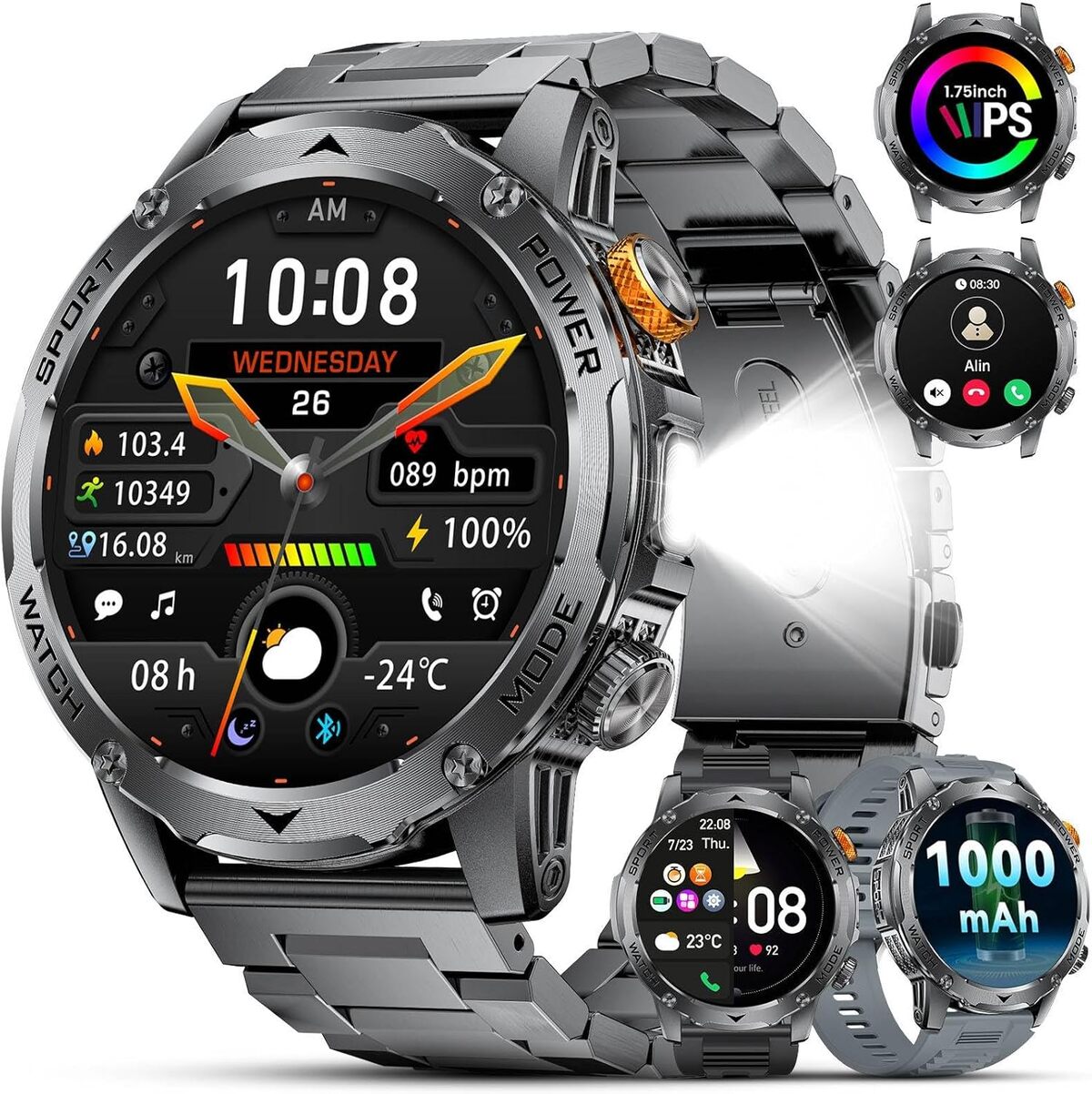 Test de la montre connectée ESFOE militaire : autonomie et fonctionnalités sportives