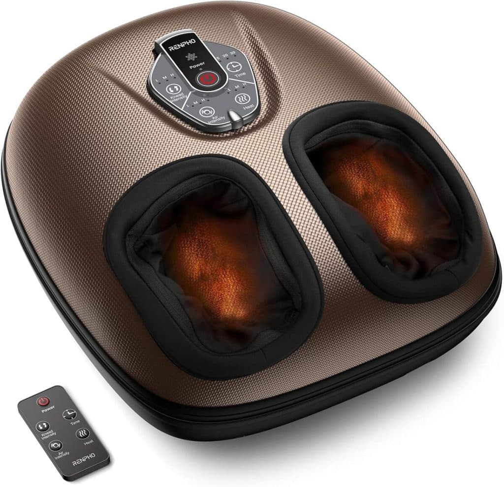 Test du masseur de pieds électrique Renpho avec chaleur et pétrissage shiatsu