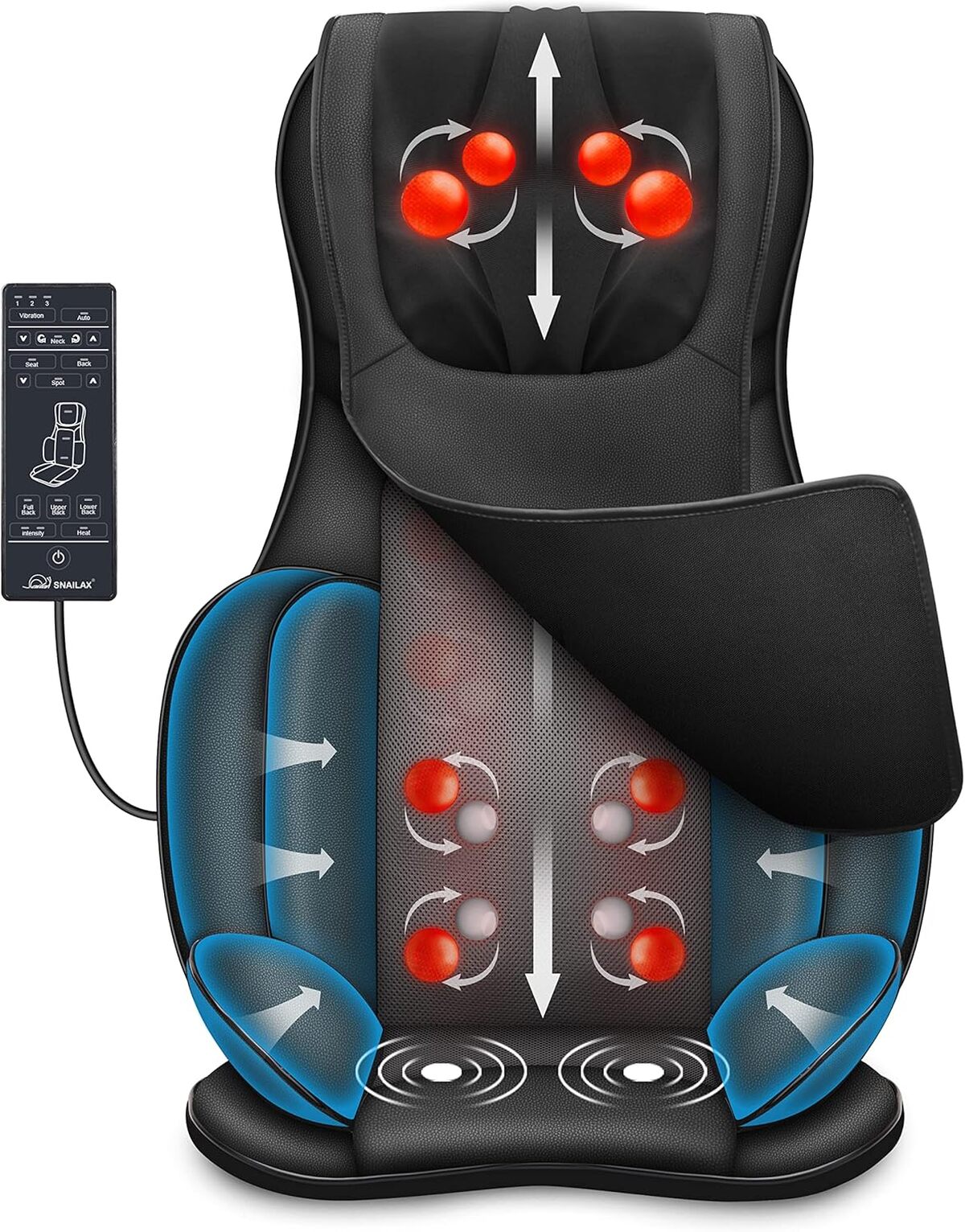 Test du siège de massage Snailax : détente ultime pour dos et cou