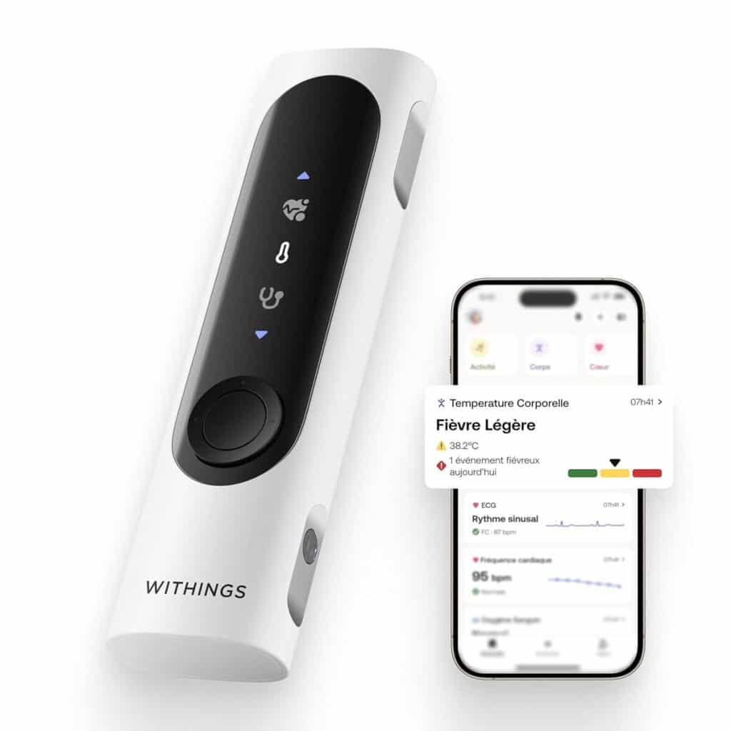 Test du thermomètre connecté WITHINGS BeamO 4-en-1 fiabilité et innovation