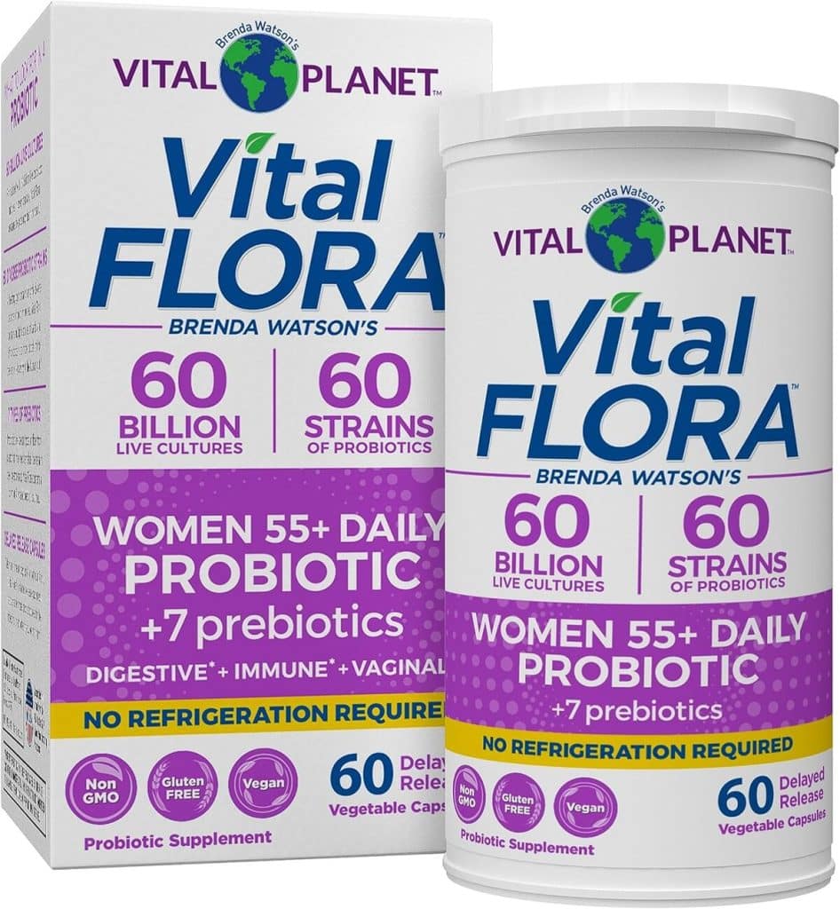 Test : probiotiques Vital Flora pour femmes 55+