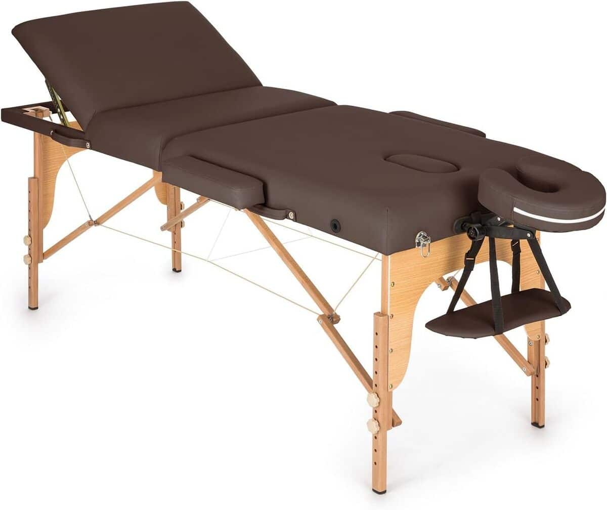 Test : table de massage pliante KLAR FIT MT 500, 210 cm