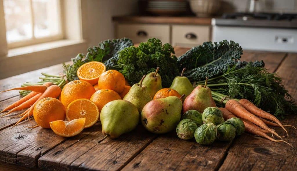 Fruits et légumes de janvier : quoi manger pour rester en forme ?