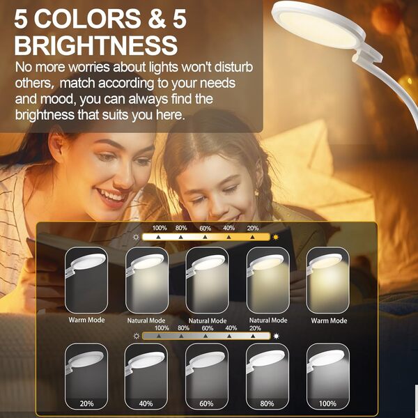 Lampe Luminothérapie, 10000 Lux Lampadaire Rond, 3-en-1 & Télécommande & Contrôle Tactile & Col de Cygne Ajustable, pour la Bureau/Maison [Classe énergétique F]