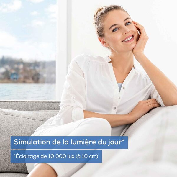 Beurer TL 100 Lampe LED lumière du jour et lumière d'ambiance 2 en 1, avec fonction de changement de couleur, commande pratique par application