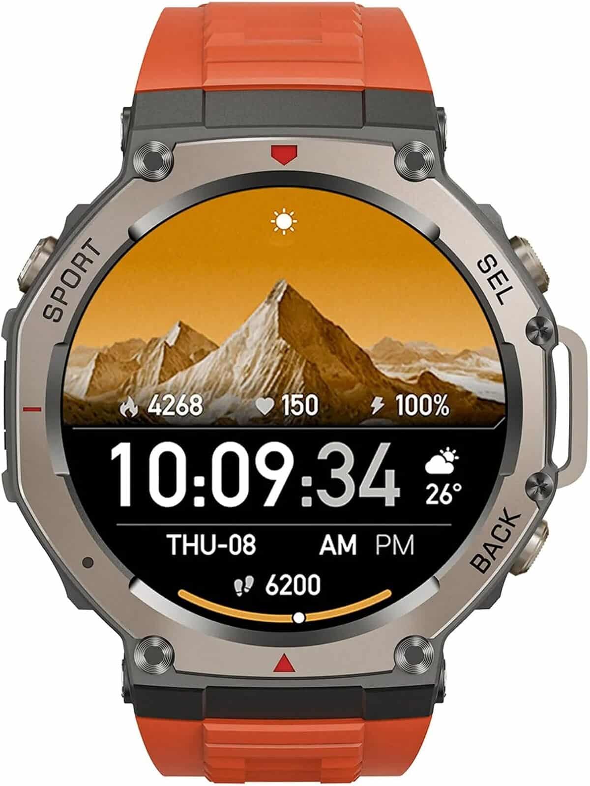 Test de la Sekoda GPS Smartwatch : autonomie de 15 jours et plus de 170 données fitness