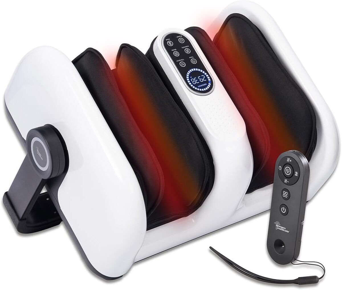 Test de l'appareil de massage shiatsu pieds de Newgen Medicals