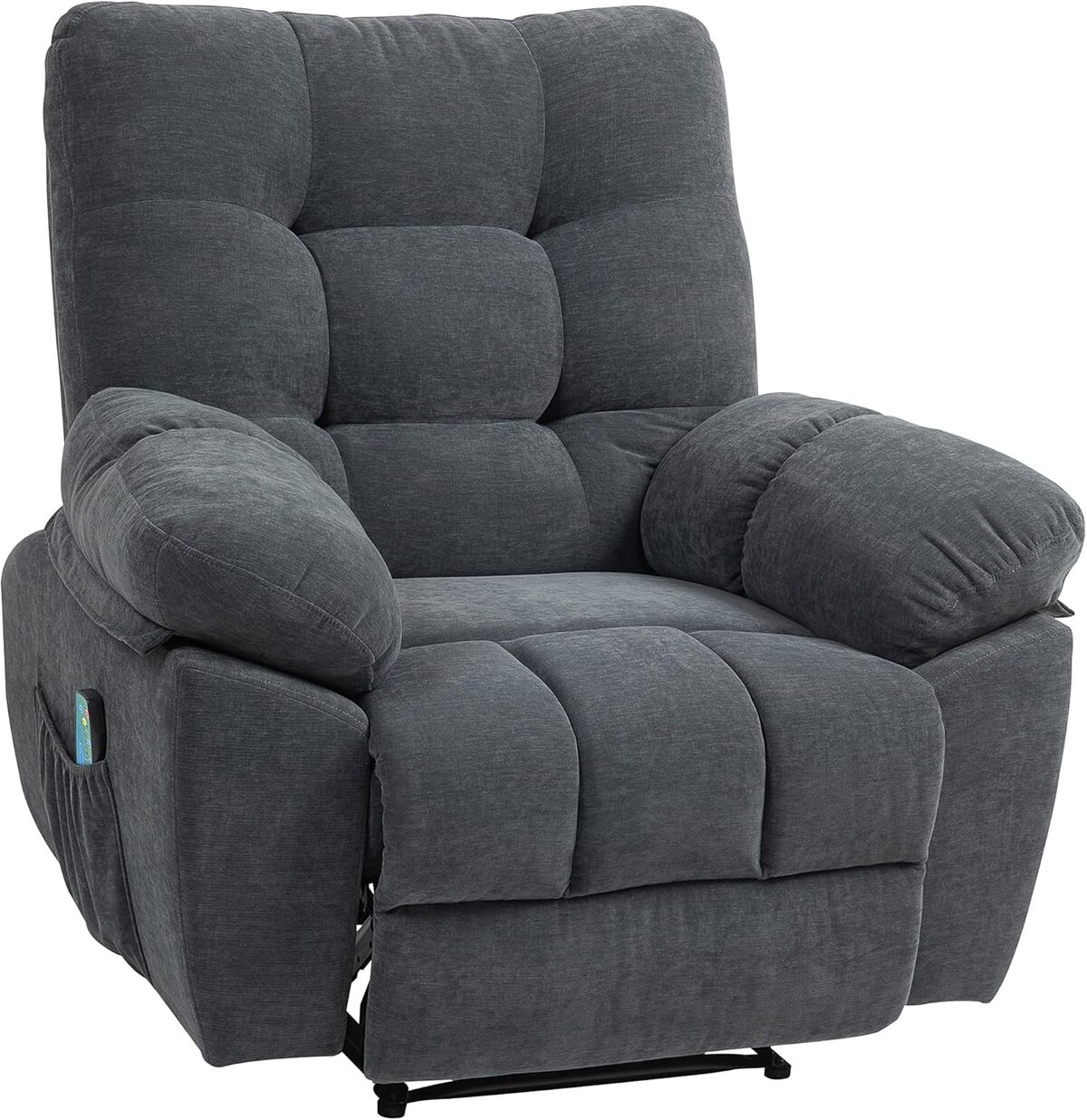 Test du fauteuil de massage électrique HOMCOM avec vibration et chauffage