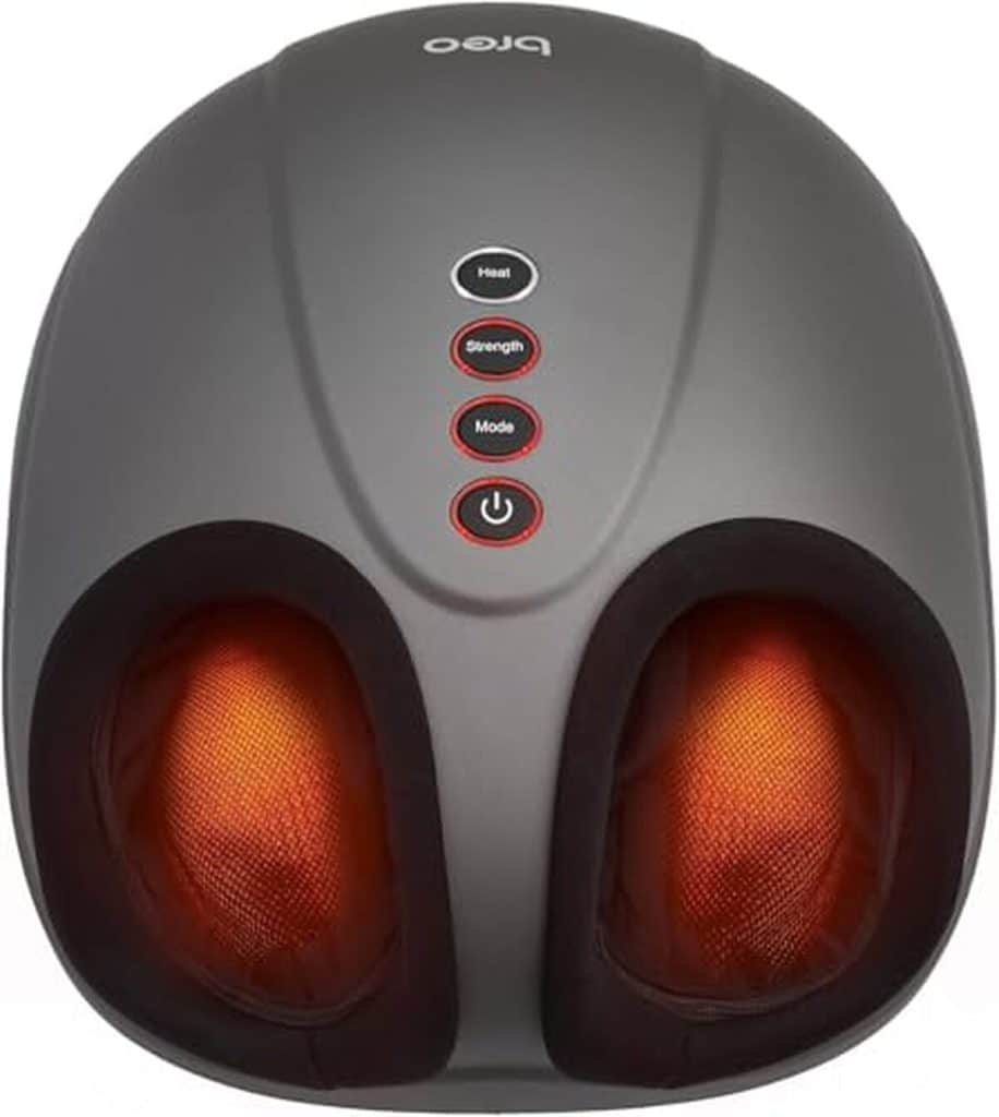 Test du masseur pieds électrique Breo : shiatsu, vibration et chaleur