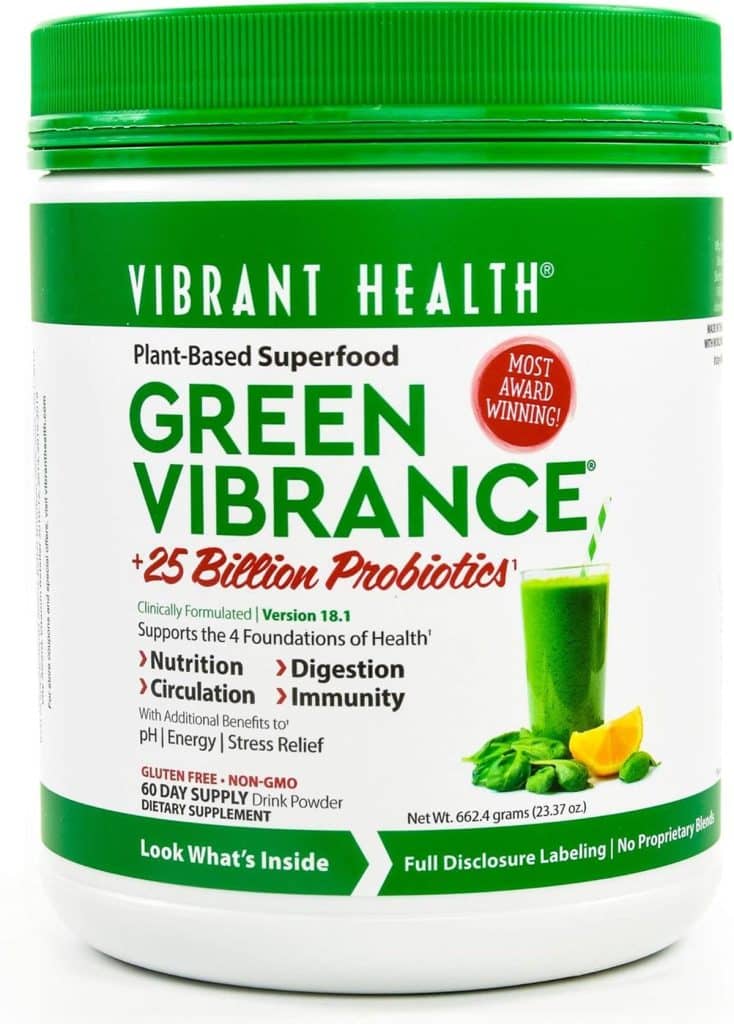 Test : green Vibrance de Vibrant Health, 500 g