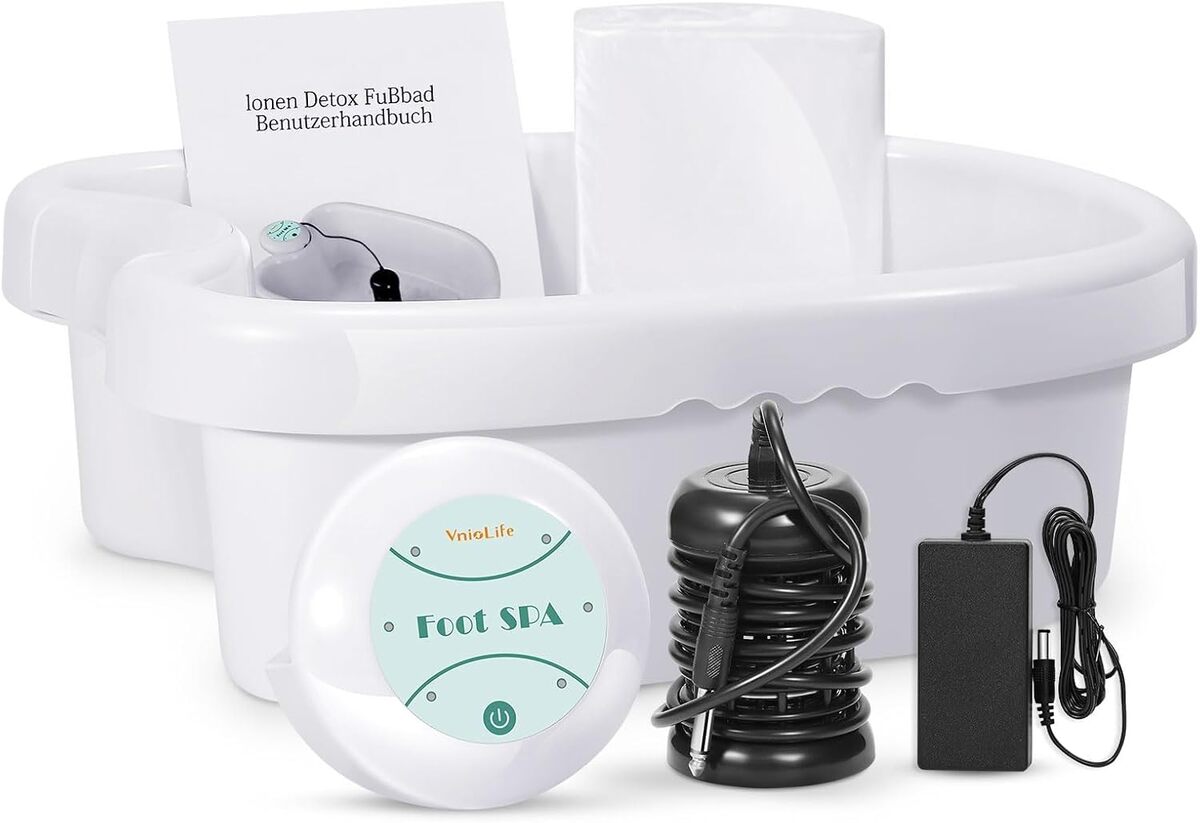 Test VnioLife bain de pieds ionique détoxifiant portable