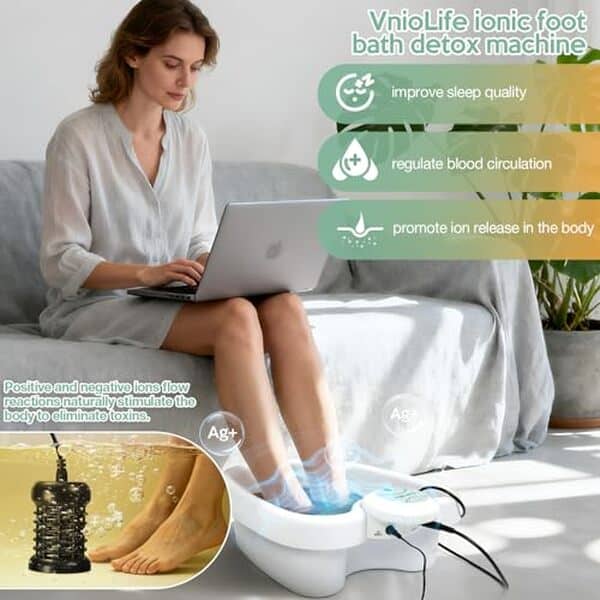 Test complet de la machine de désintoxication ionique WL VnioLife pour pieds : guide d'essai et avis détaillés pour un bien-être optimal