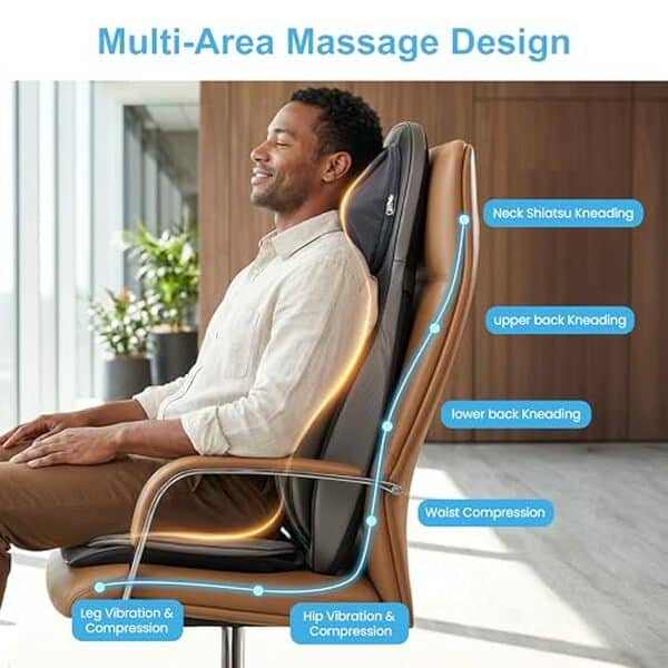Découvrez notre test du siège massant Comfier : relaxez votre dos grâce à ses multiples fonctions de massage efficaces et faciles à utiliser.
