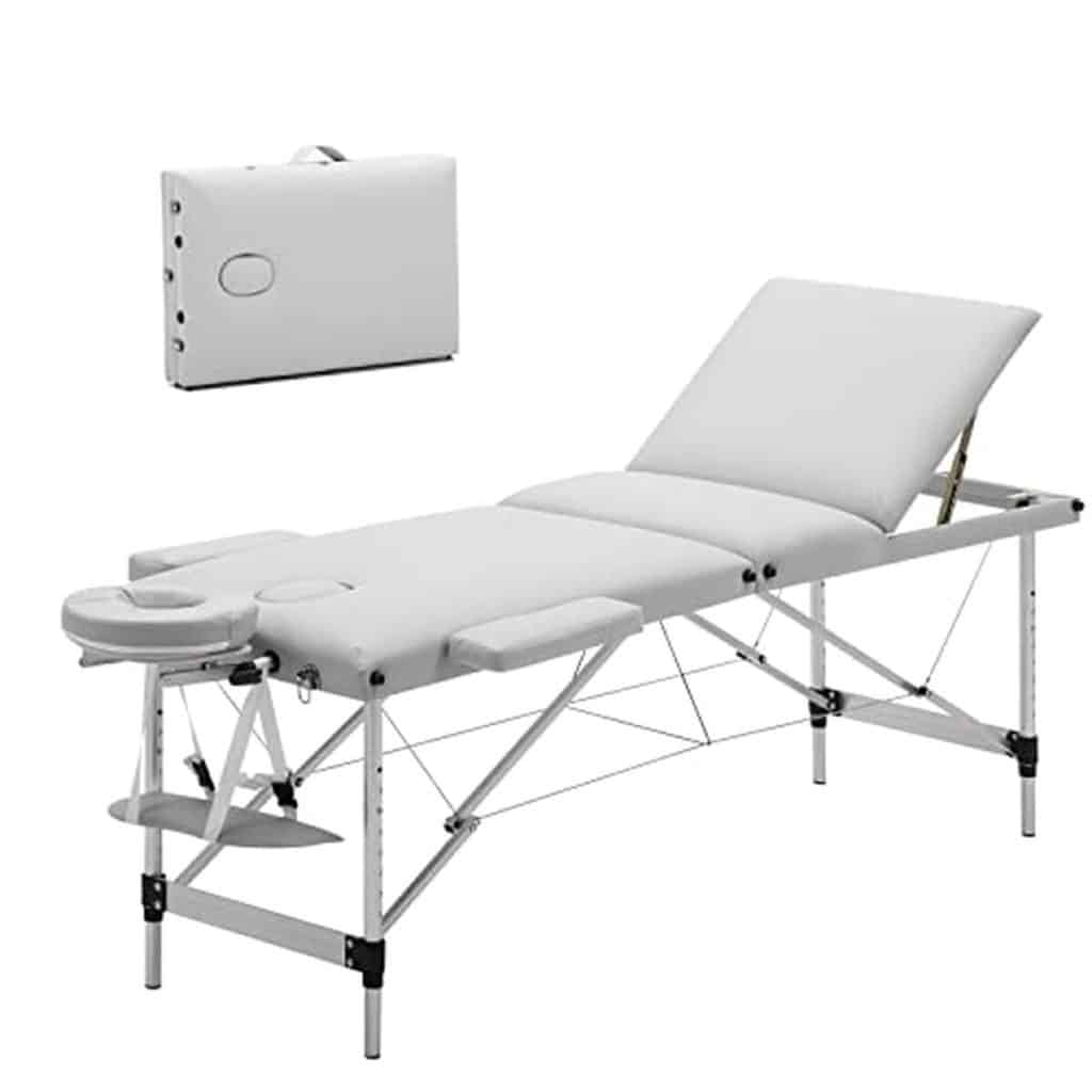 Test de la table de massage pliable Mondeer : confort et praticité