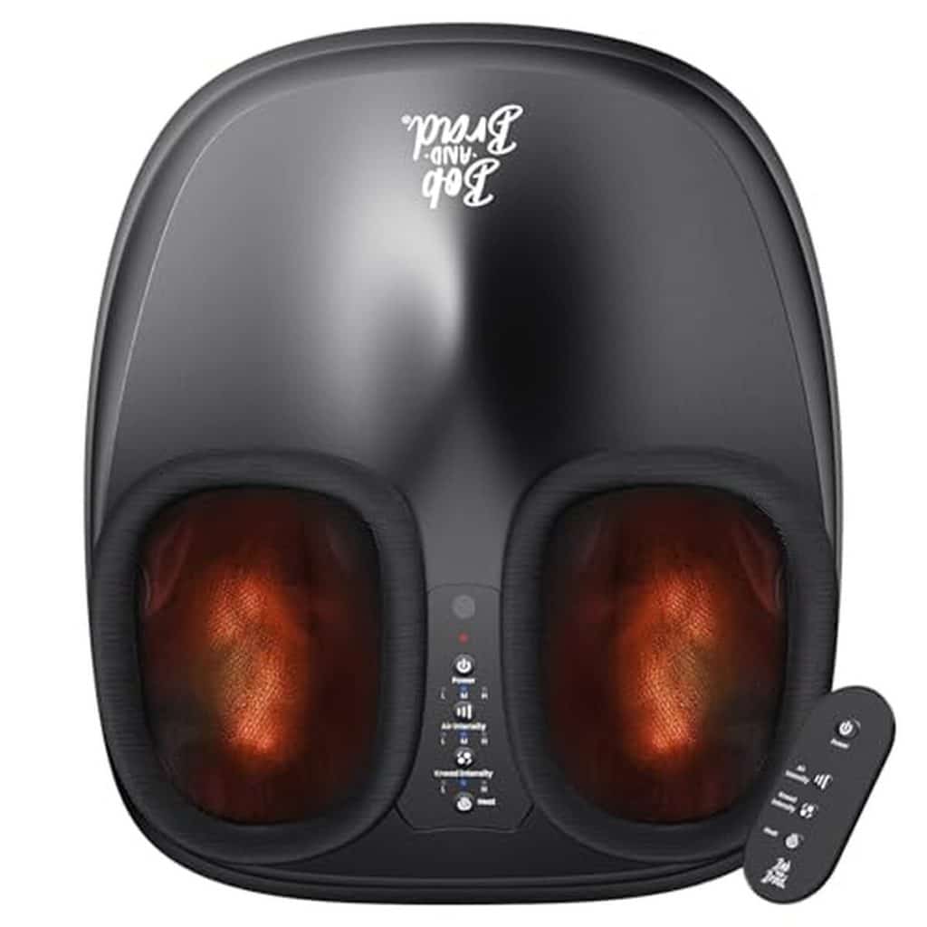Test du Bob and Brad Lite : masseur pieds chauffant shiatsu