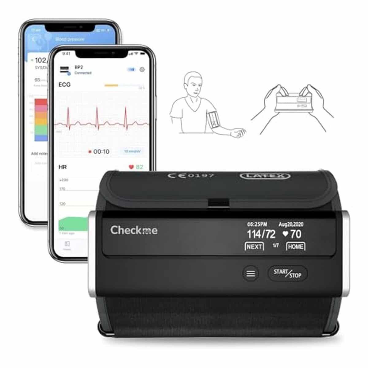Test du CheckMe BP2 Connect : tensiomètre et ECG connecté