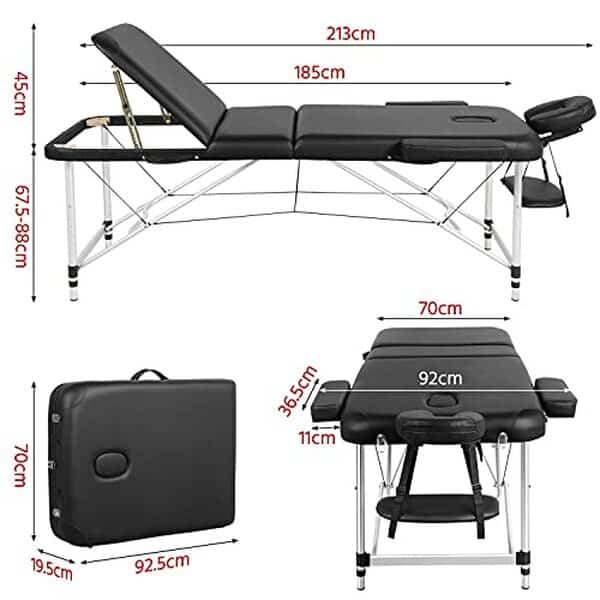 Découvrez notre test détaillé de la table de massage pliante Yaheetech alu 3 sections : confort, stabilité et caractéristiques pratiques pour un choix éclairé