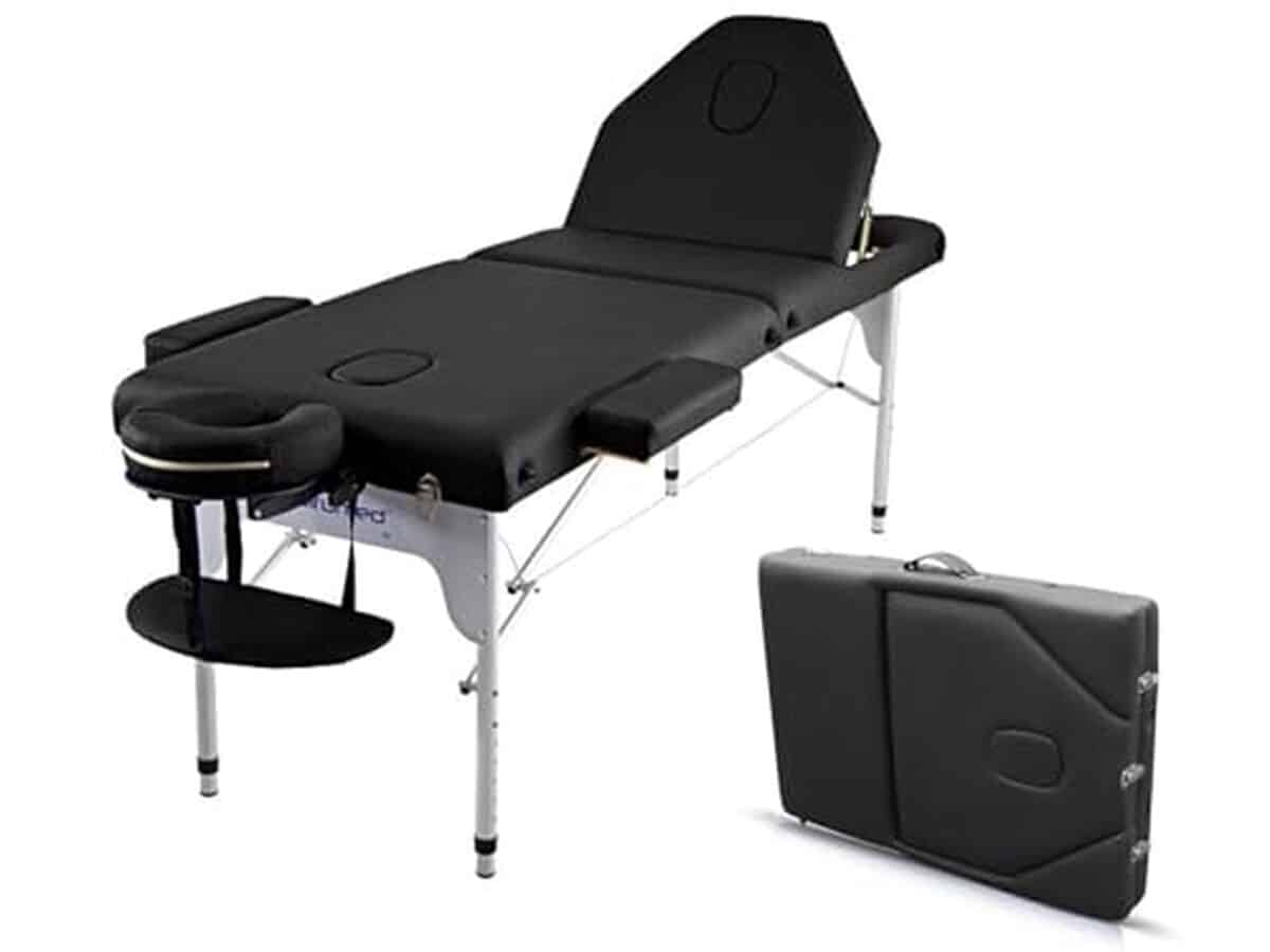 Test de la table de massage pliante Quirumed Elite en aluminium : confort et légèreté