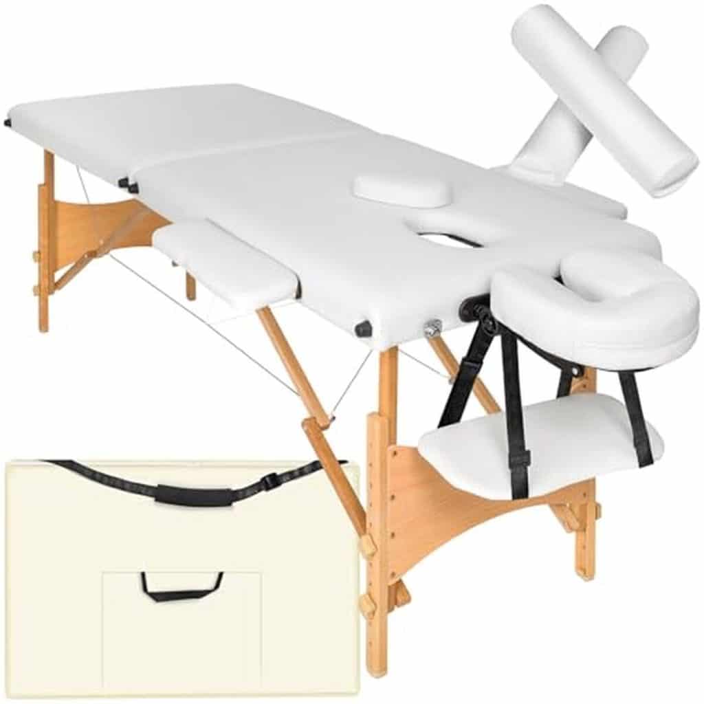 Test : table de massage pliante TecTake 2 zones